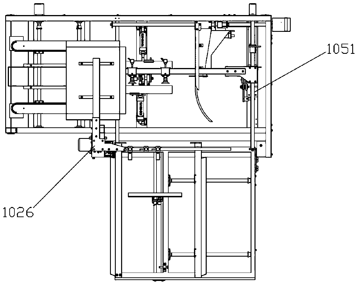 Full-automatic carton automatic opening device and carton opening method thereof