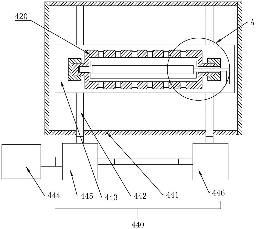 Leveling mechanism based on gluing machine