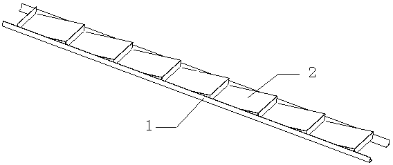 Special clamping tool for stepping board assembly and application method thereof