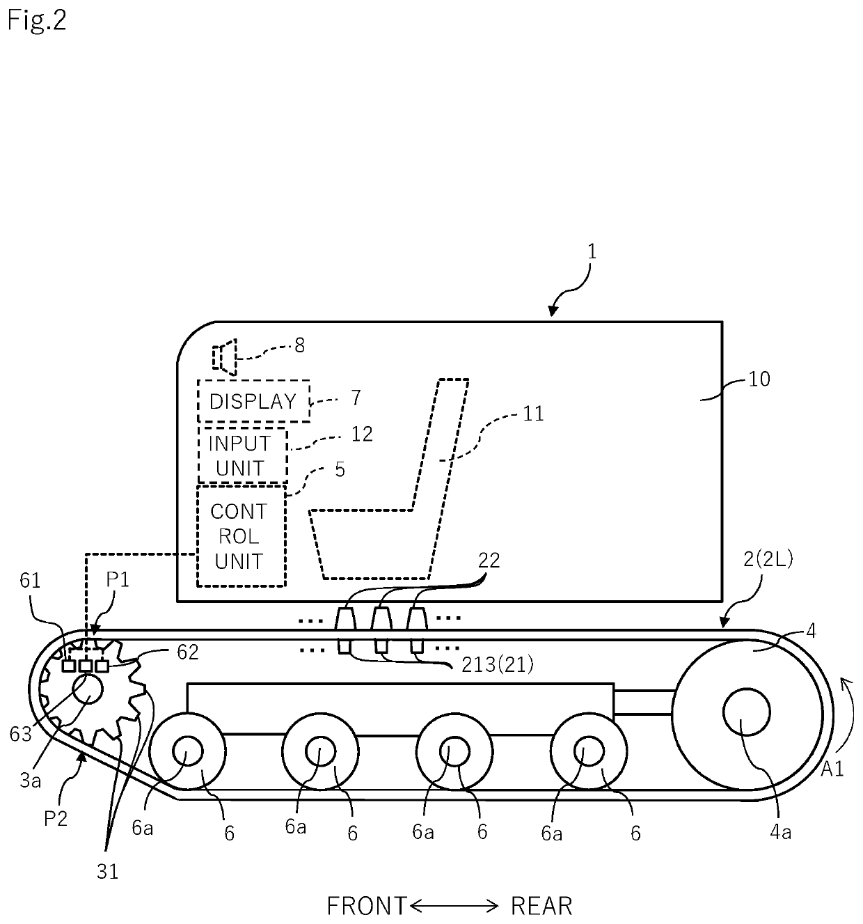 Information acquisition apparatus for crawler