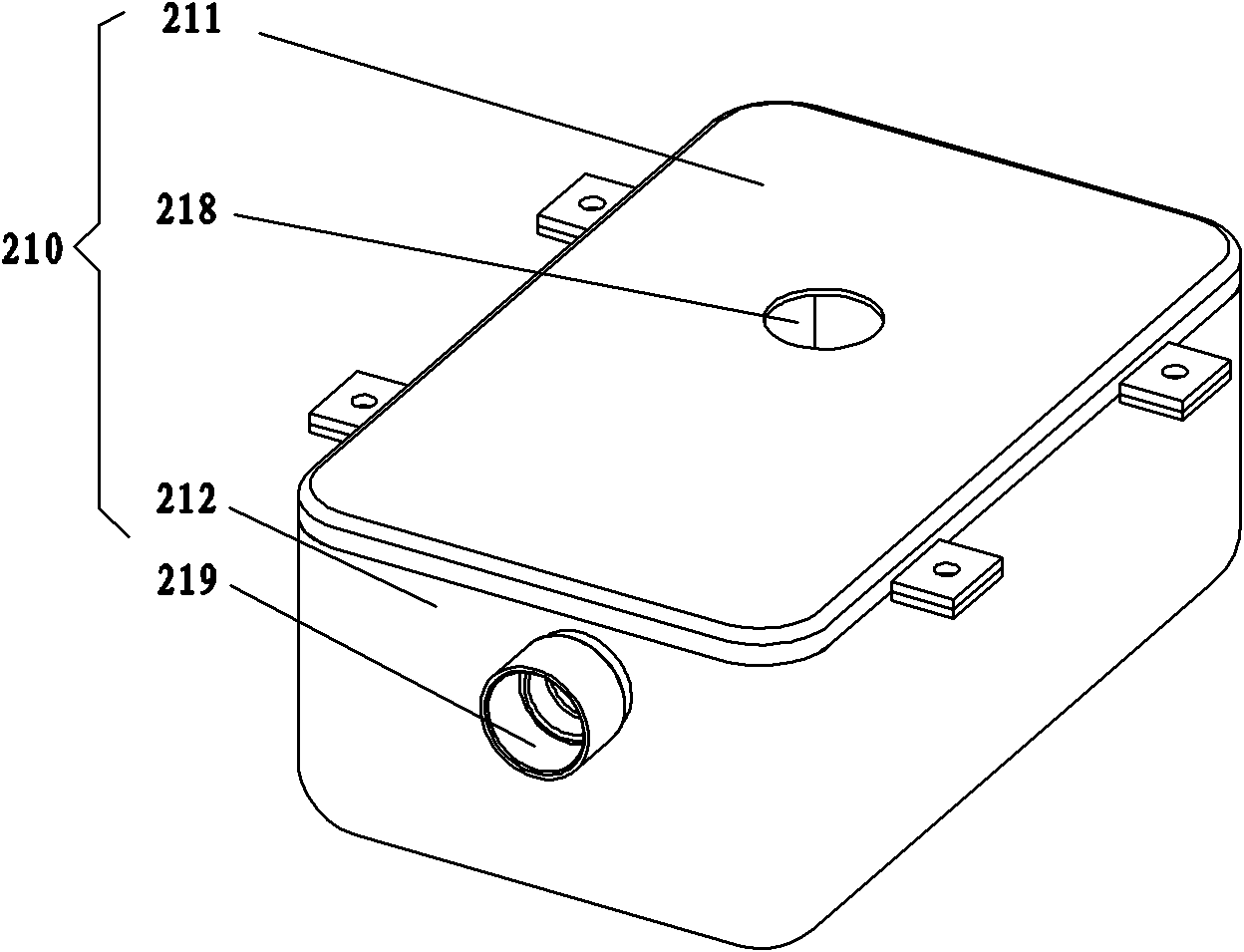 Wheel chair type putting-on free excrement automatic cleaning machine