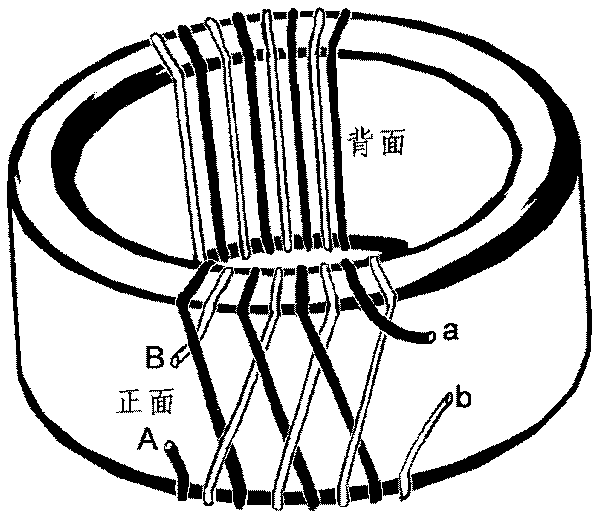 Low-noise switching mode power supply transformer and low-noise switching power supply