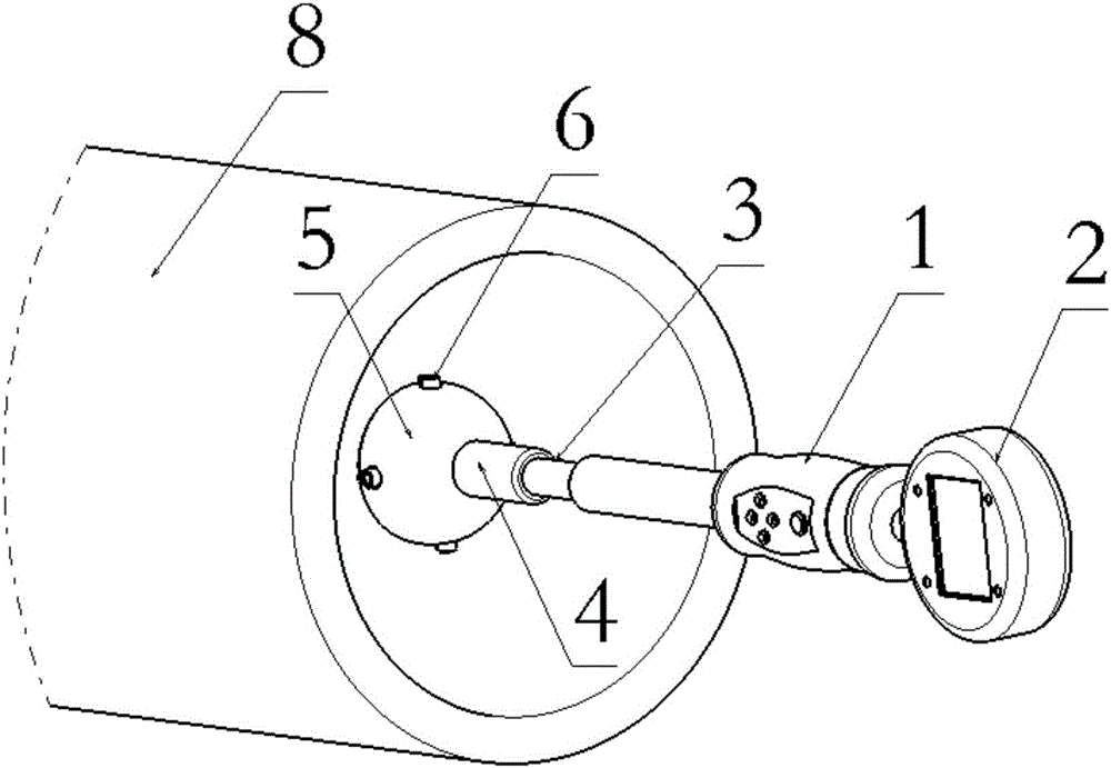 Multi-point laser internal diameter measuring instrument and measurement calculation method thereof