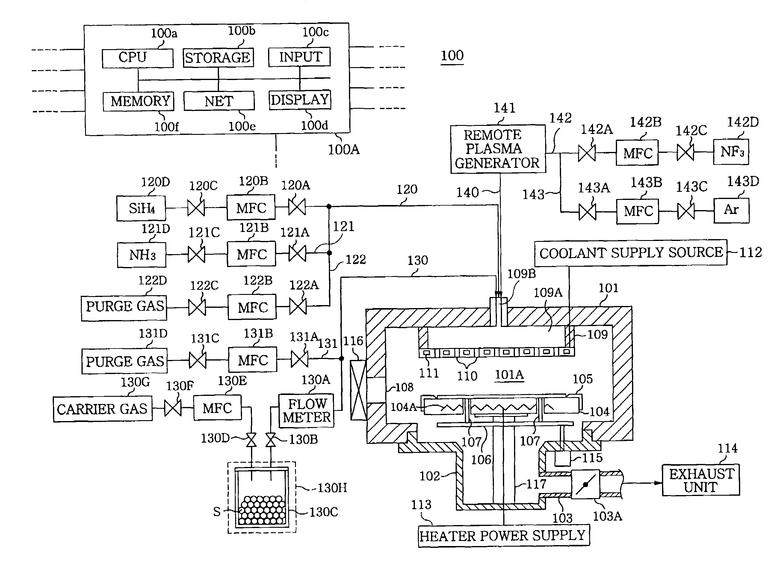 Method for treating substrate and recording medium