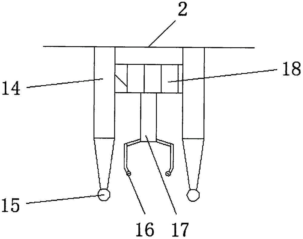 Full-automatic welded pipe feeding device convenient to move