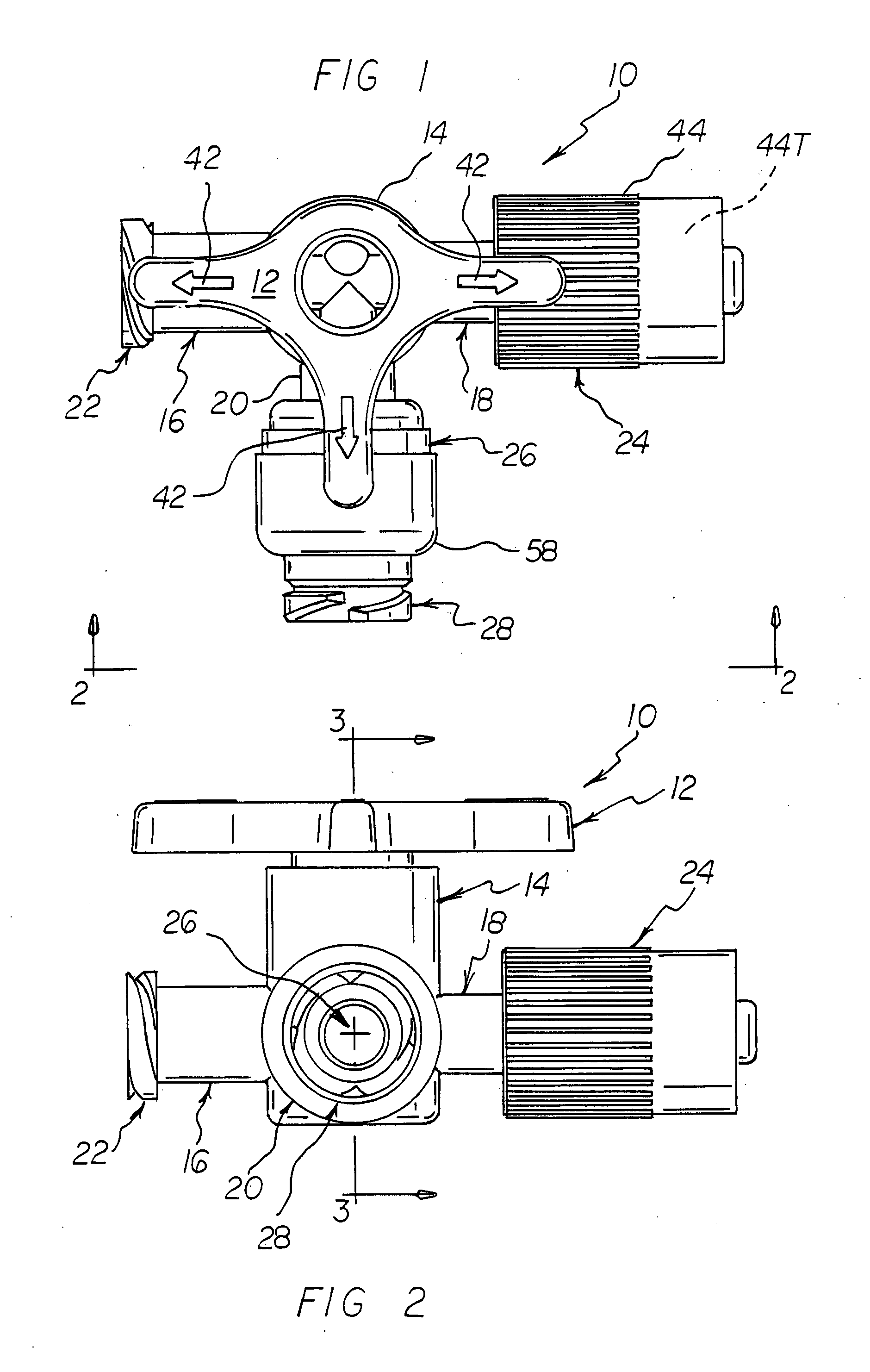 Stopcock With Swabbable Valve