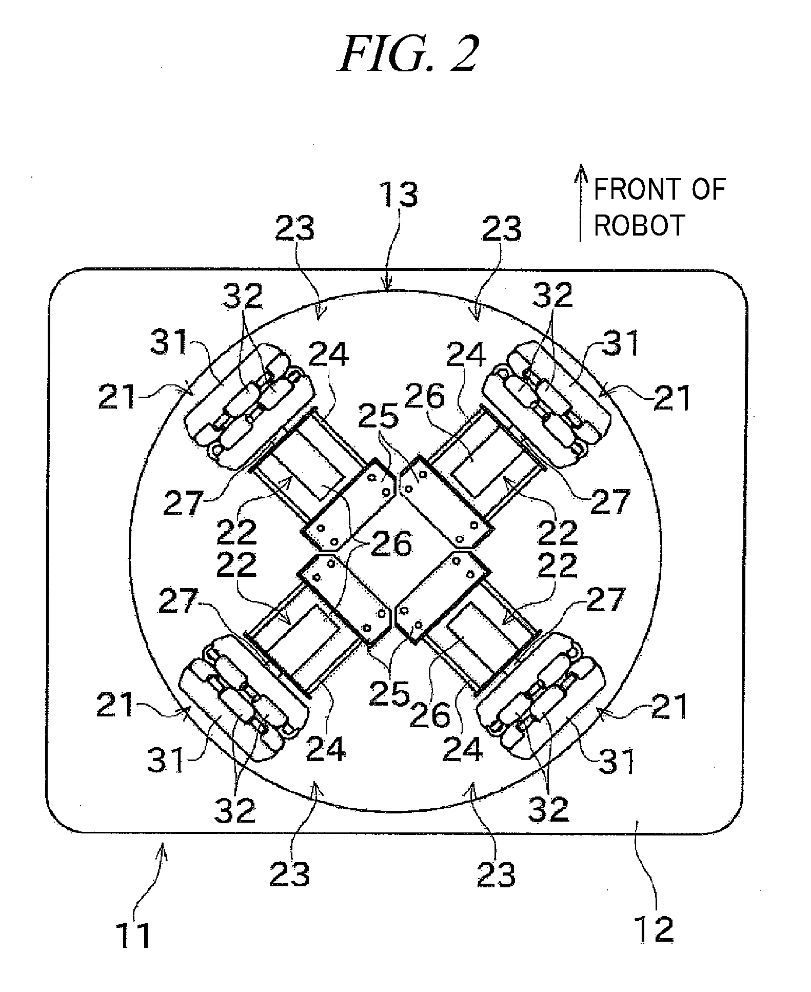 Autonomous moving body and method for controlling movement thereof