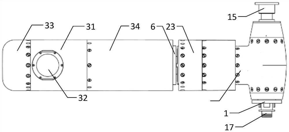 Underwater mast structure