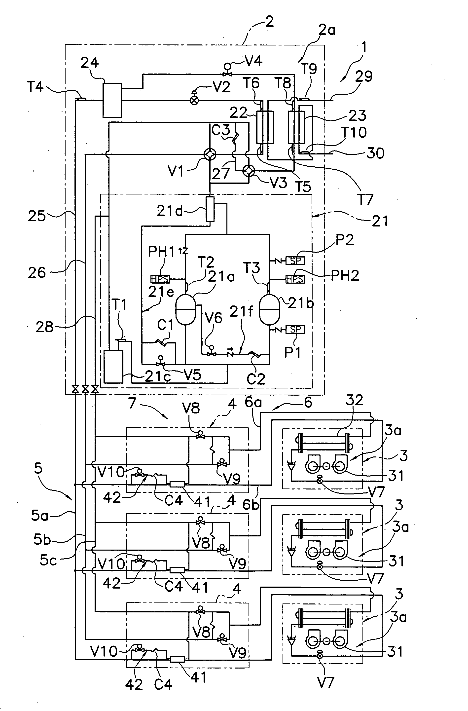 Heat source unit of air conditioner and air conditioner