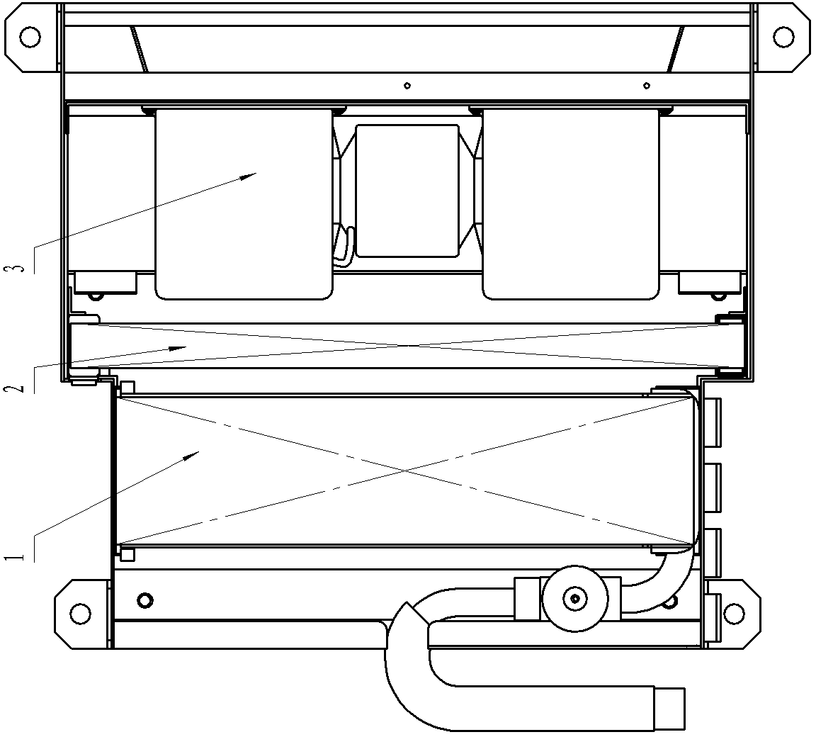 Mini-type mobile machinery shop air-conditioner