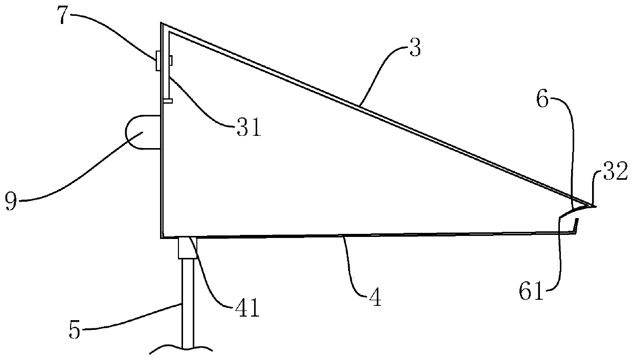 Ink scraping plate structure of printer