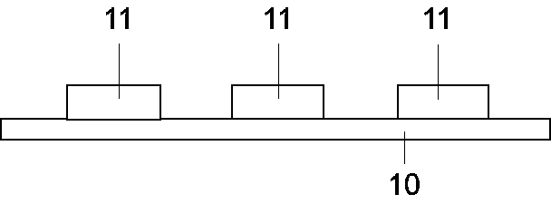 A full-color micro-led display structure with light effect extraction and no pixel interference and its manufacturing method