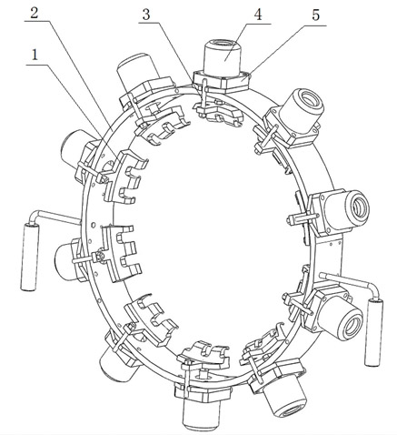 Spring band installation fixture