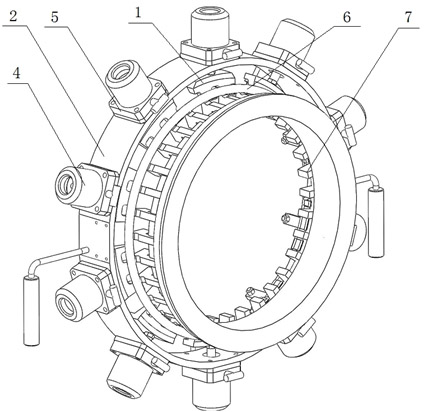 Spring band installation fixture