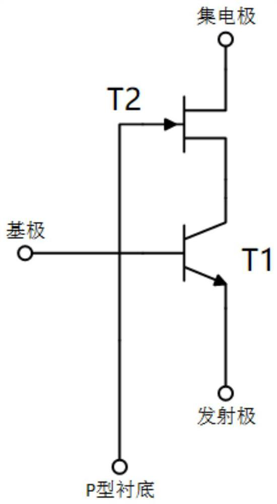 High-voltage NPN device