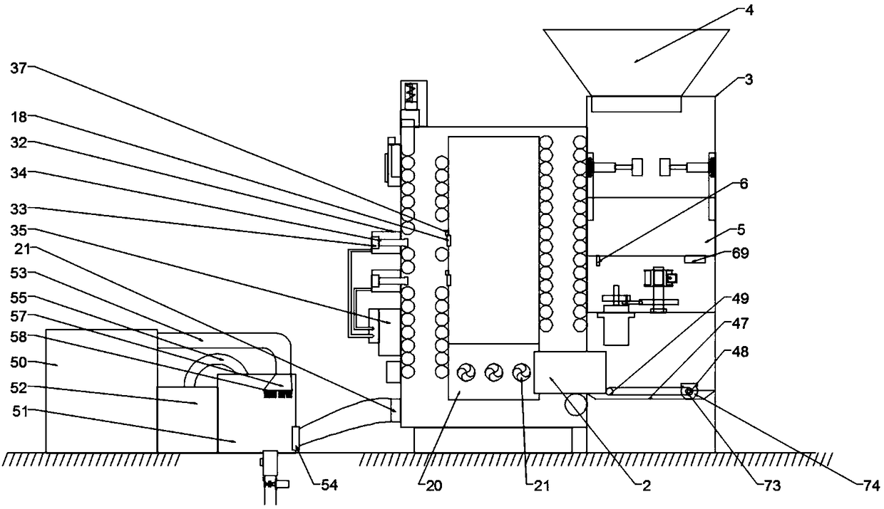 Computer monitoring quantitative waste gas detection electric power equipment for waste water purification coal material crushing groove wheel conveyance