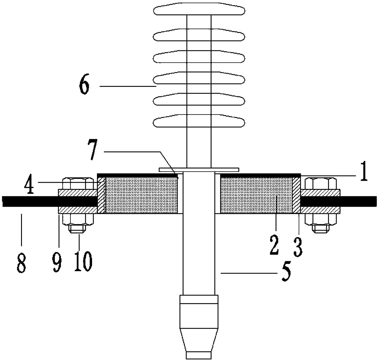 An acoustic insulation device for a transformer