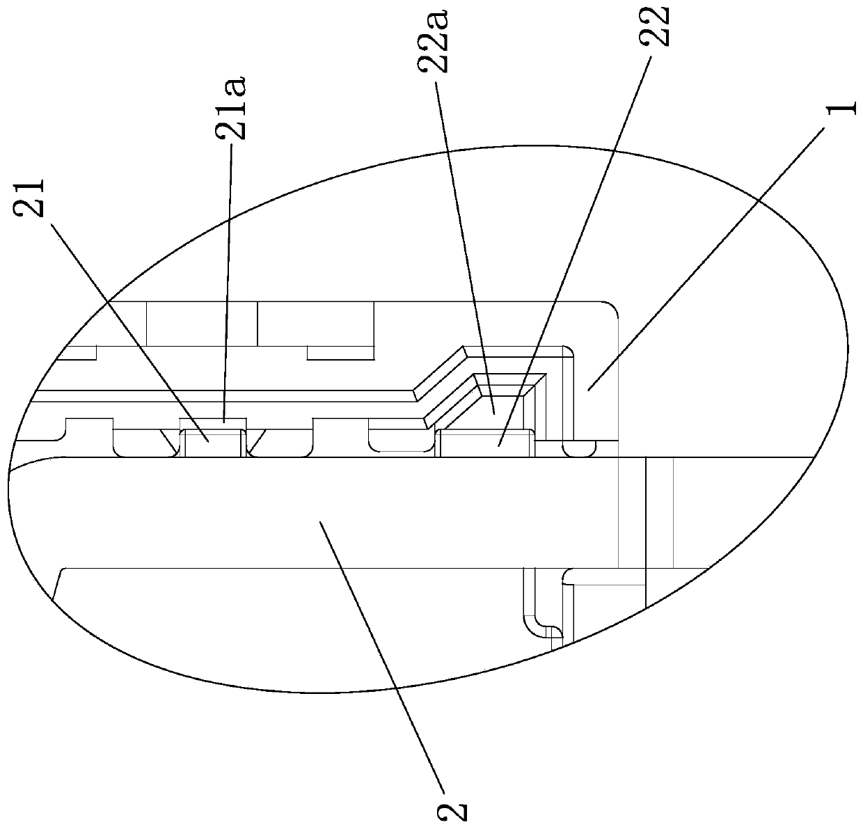 Magnetic latching relay with good positioning conductive lead-out pins