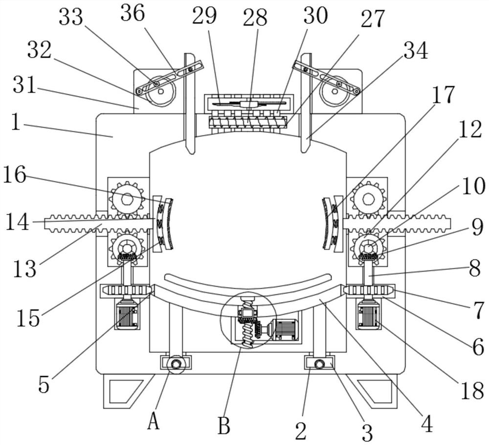 Rubber fender fatigue strength testing device