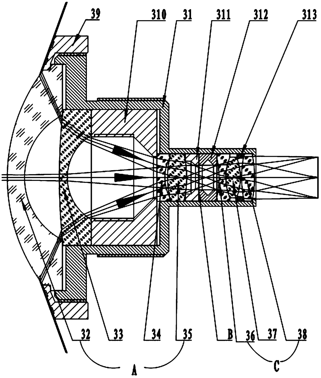 Large-target low-light all-sky camera system