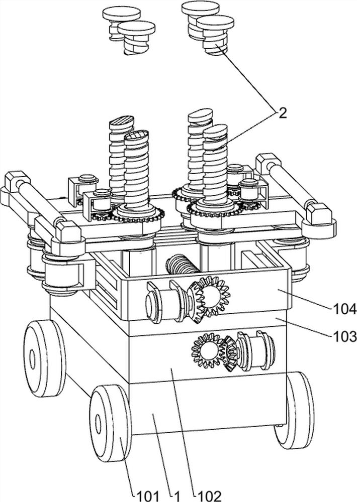 Goods lifting equipment for construction machinery