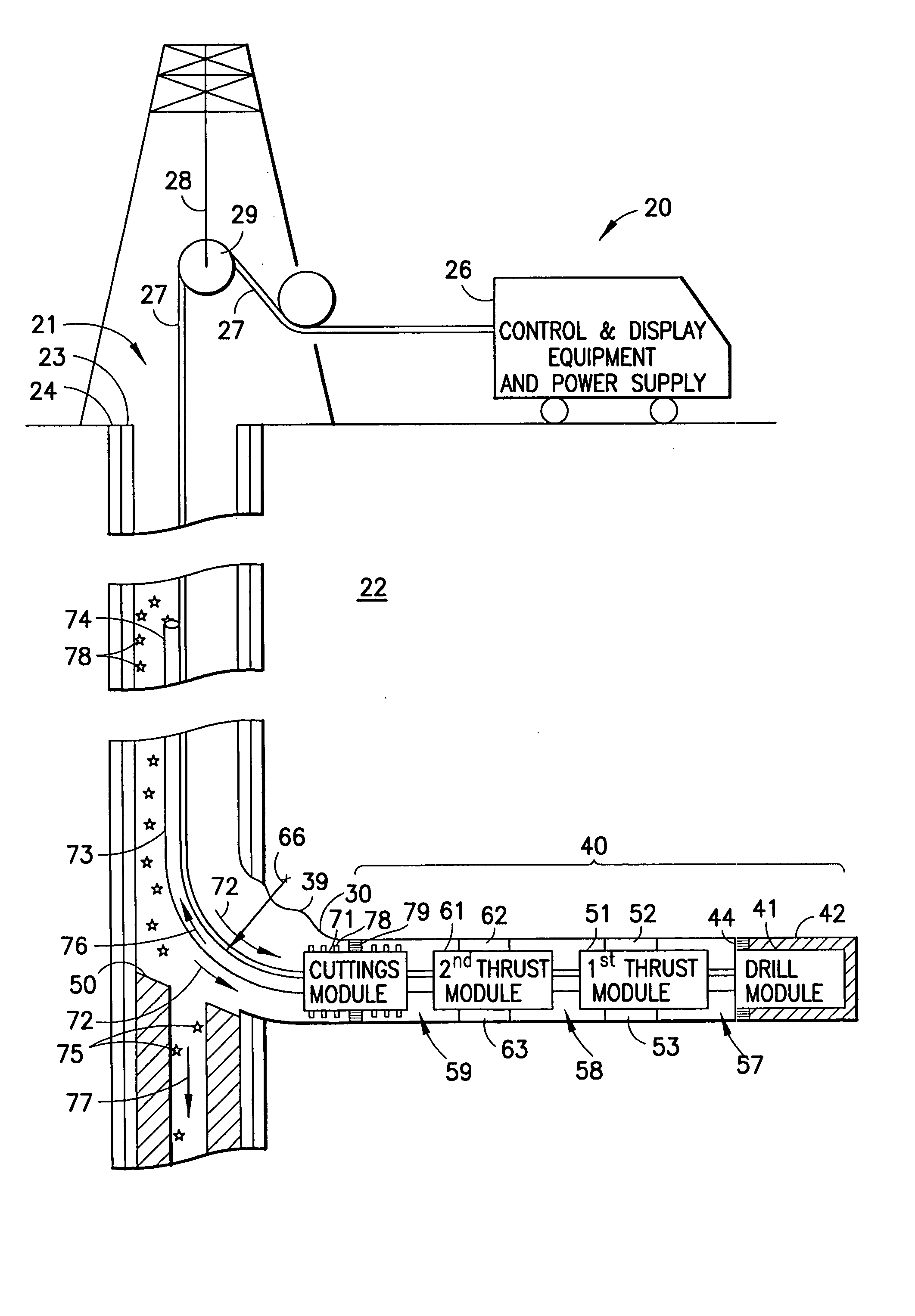 Apparatus and method for drilling a branch borehole from an oil well