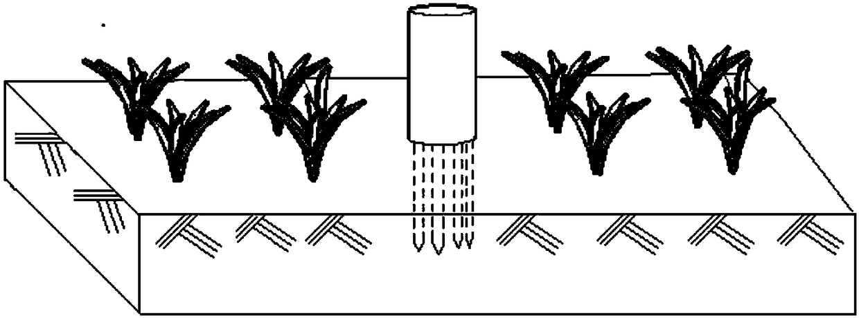 Soil irrigation diagnostic device based on Internet of things and Bluetooth technology