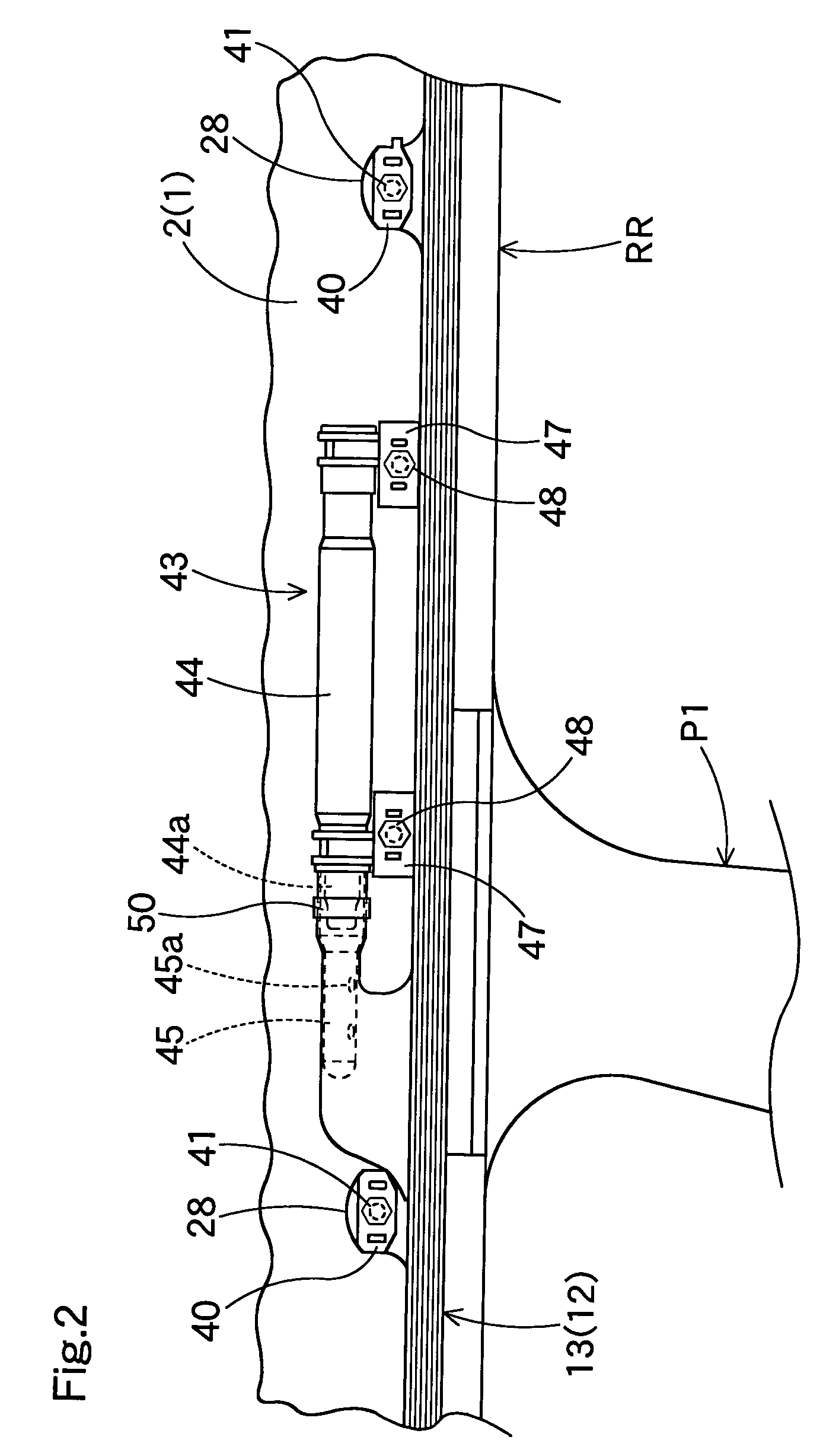 Head protecting airbag device