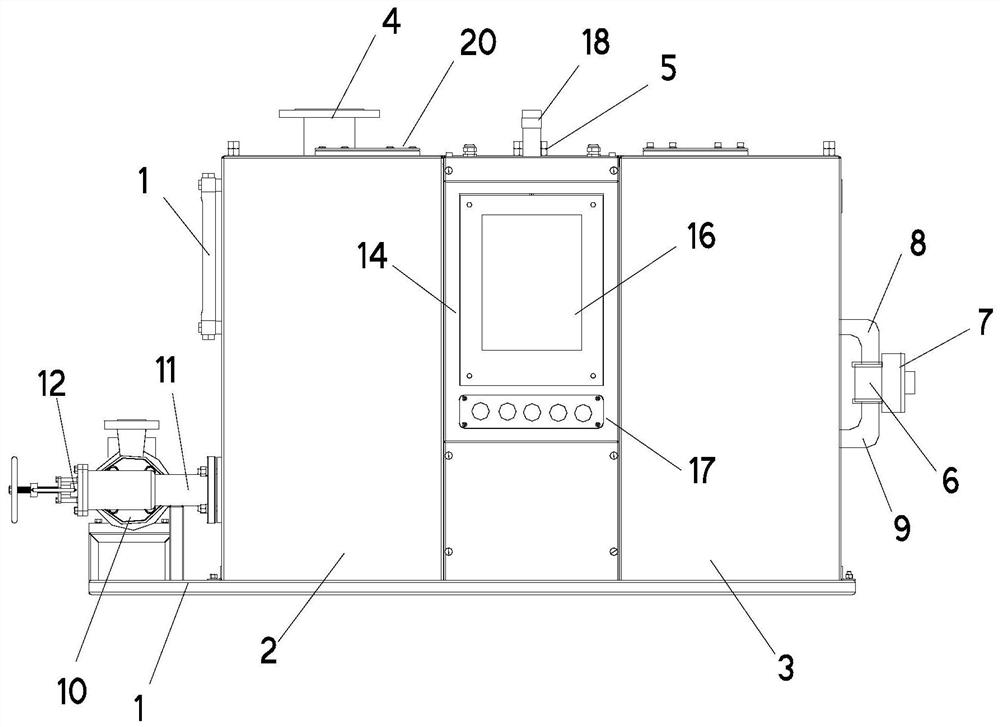 Sewage suction device capable of automatically winding and unwinding pipeline