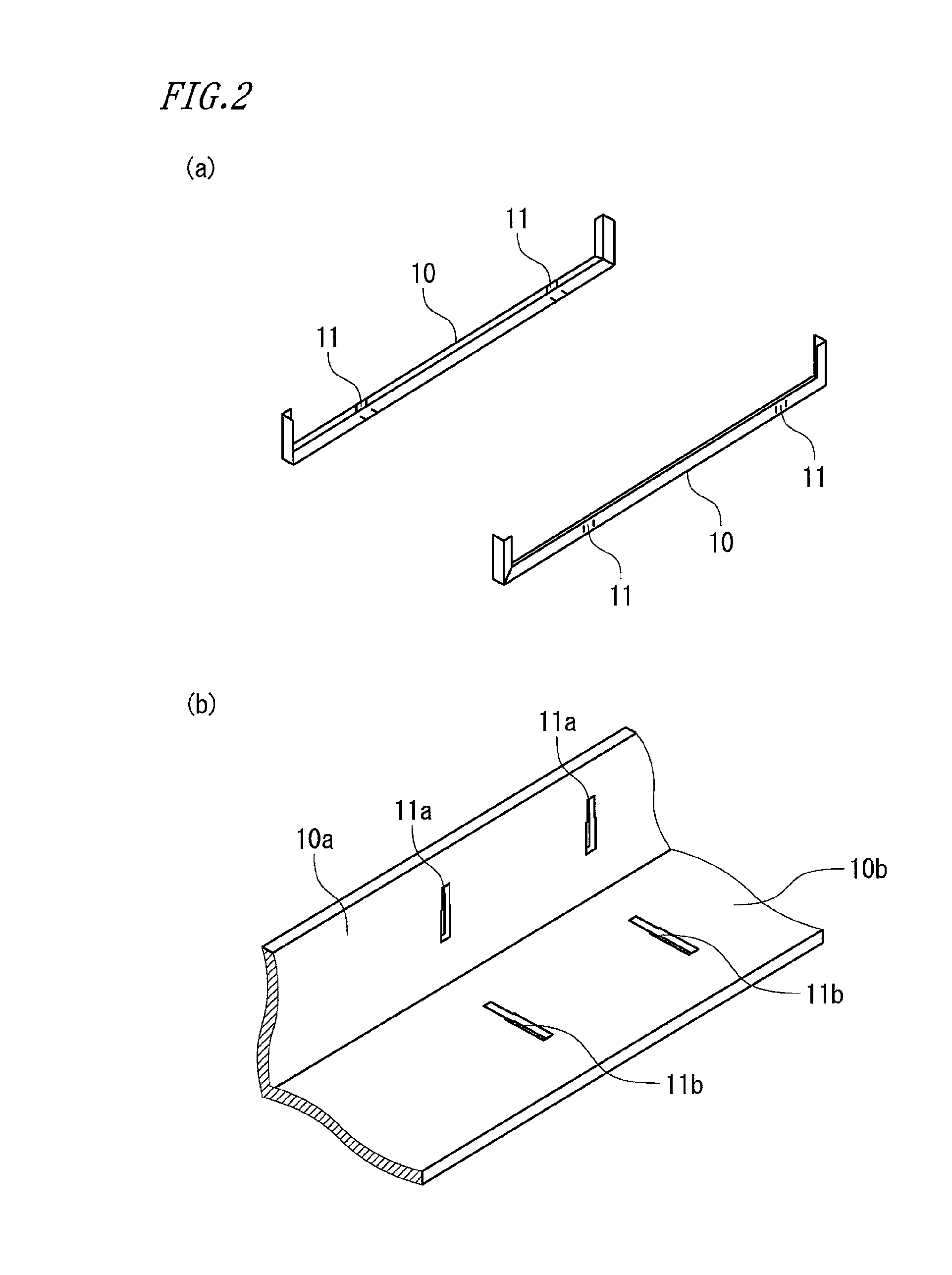 Insertion frame structure and housing using same