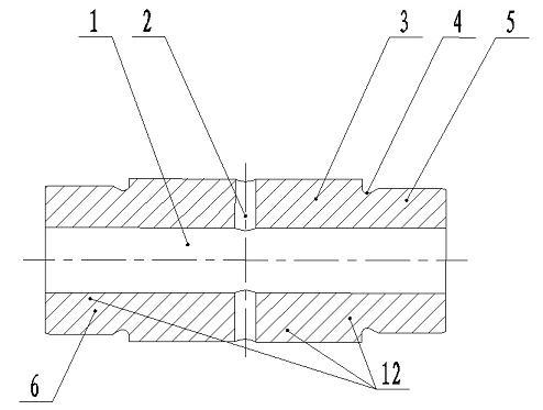 Automobile drive axle wheel-side planet axle with oil duct