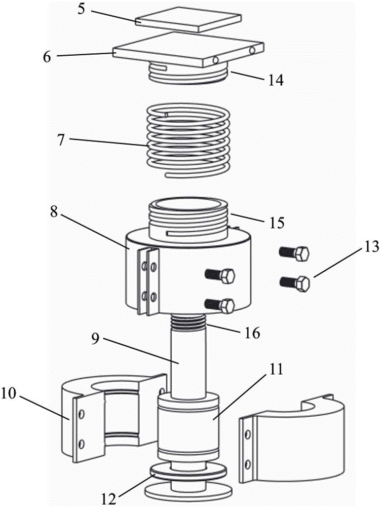 Sandwich plate vibration absorbing structure based on micro local resonance subarrays