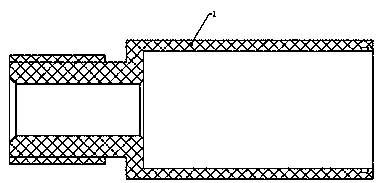 Plug-in type probe used for electromagnetic flowmeter