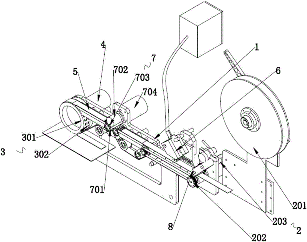 Box pasting machine capable of achieving automatic gluing and adhesive sticker sticking