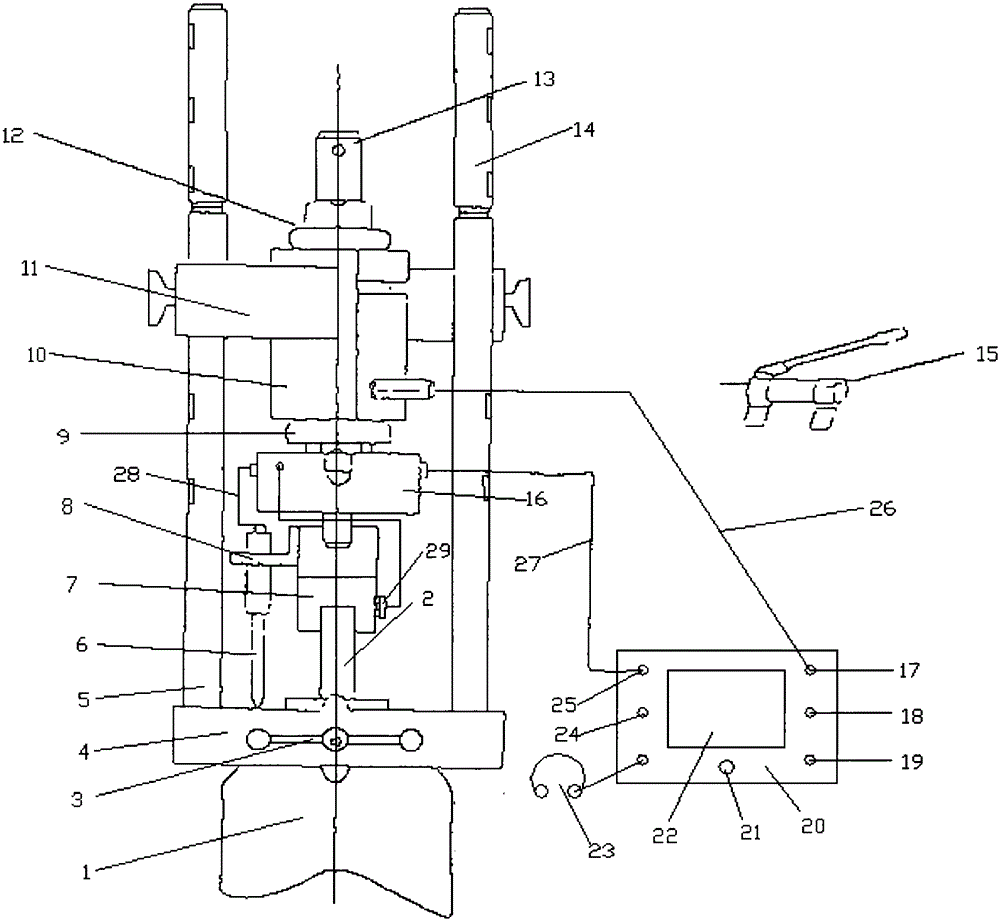 Online testing device for safety valve and online testing method thereof