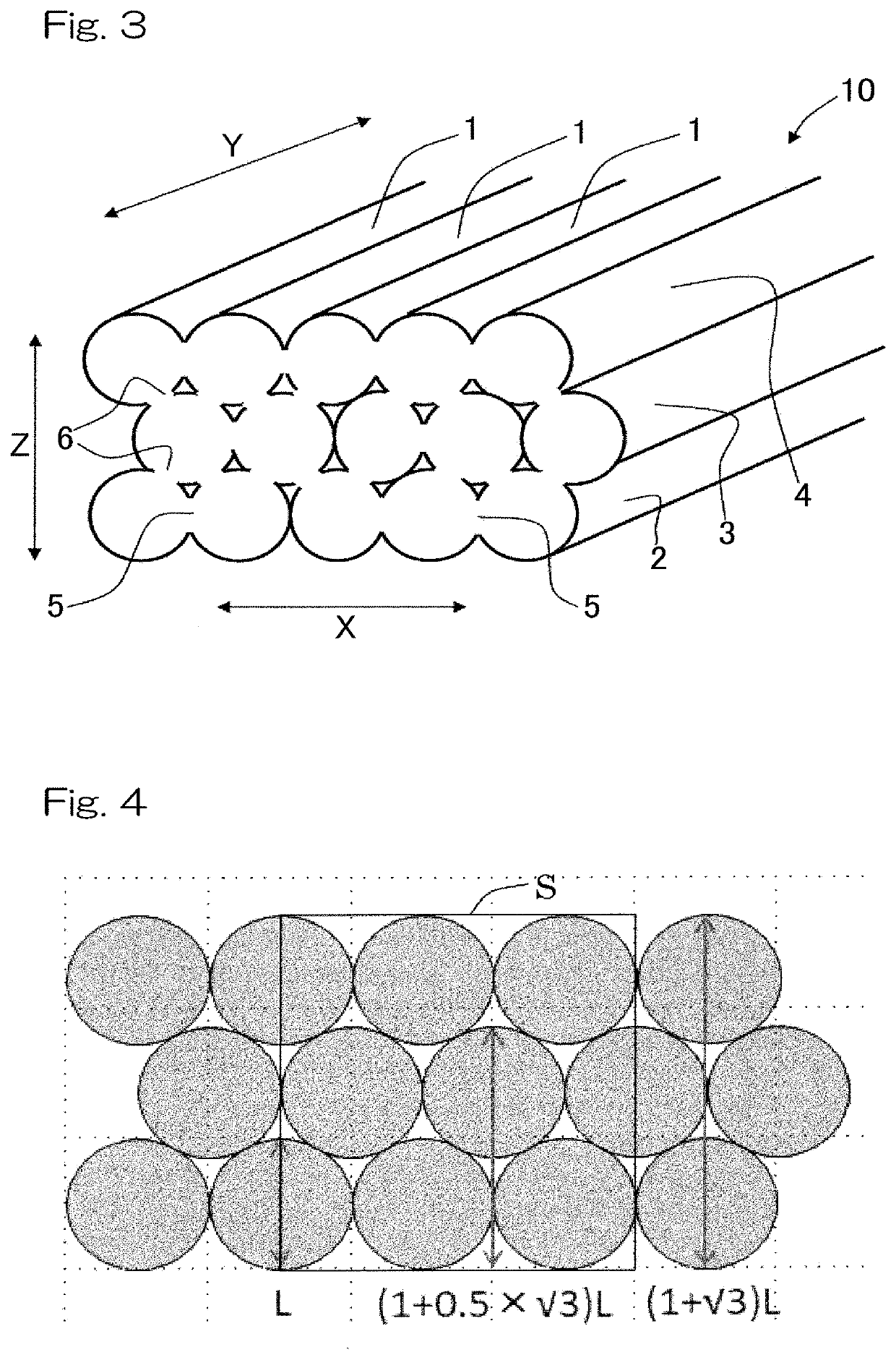 Filamentary tape and composite material including said tape