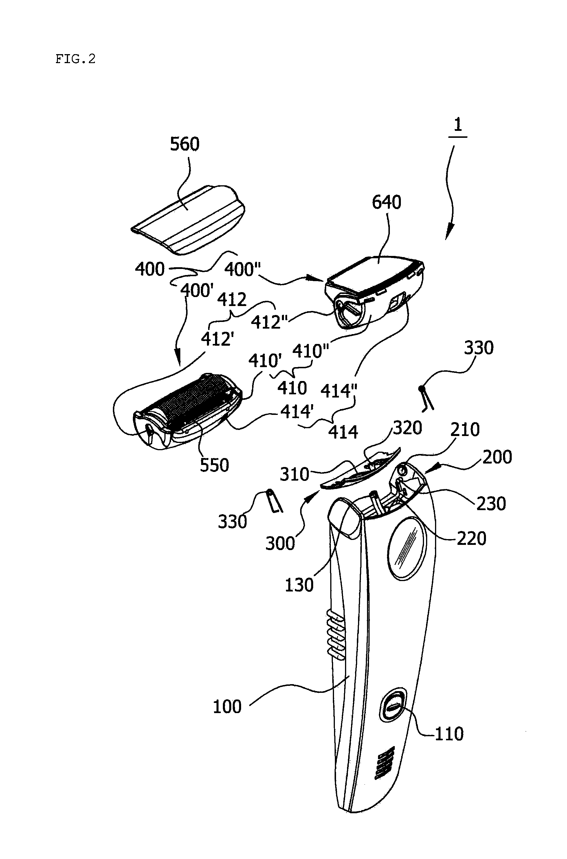 Multi type head moving shaver