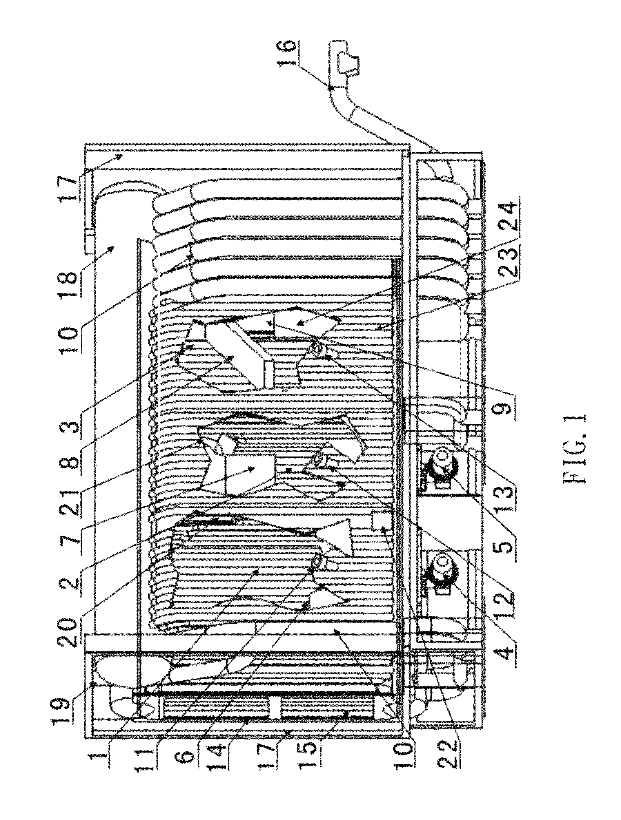 Biomass fuel internal circulation mechanical fluidized-bed corner tube intelligent boiler