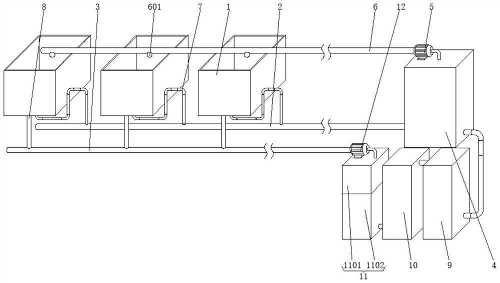 Intelligent hirudo breeding device