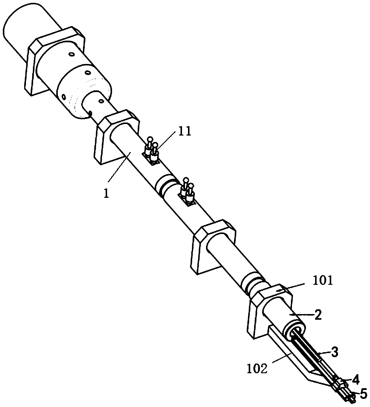 Acoustic resistance material testing device