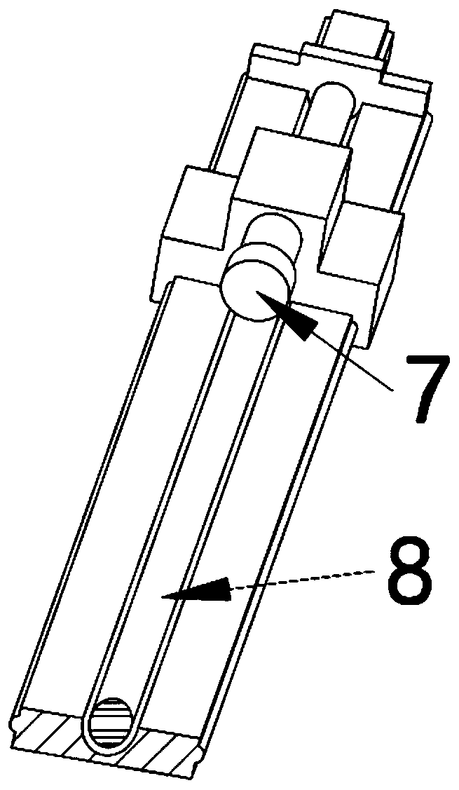 Acoustic resistance material testing device