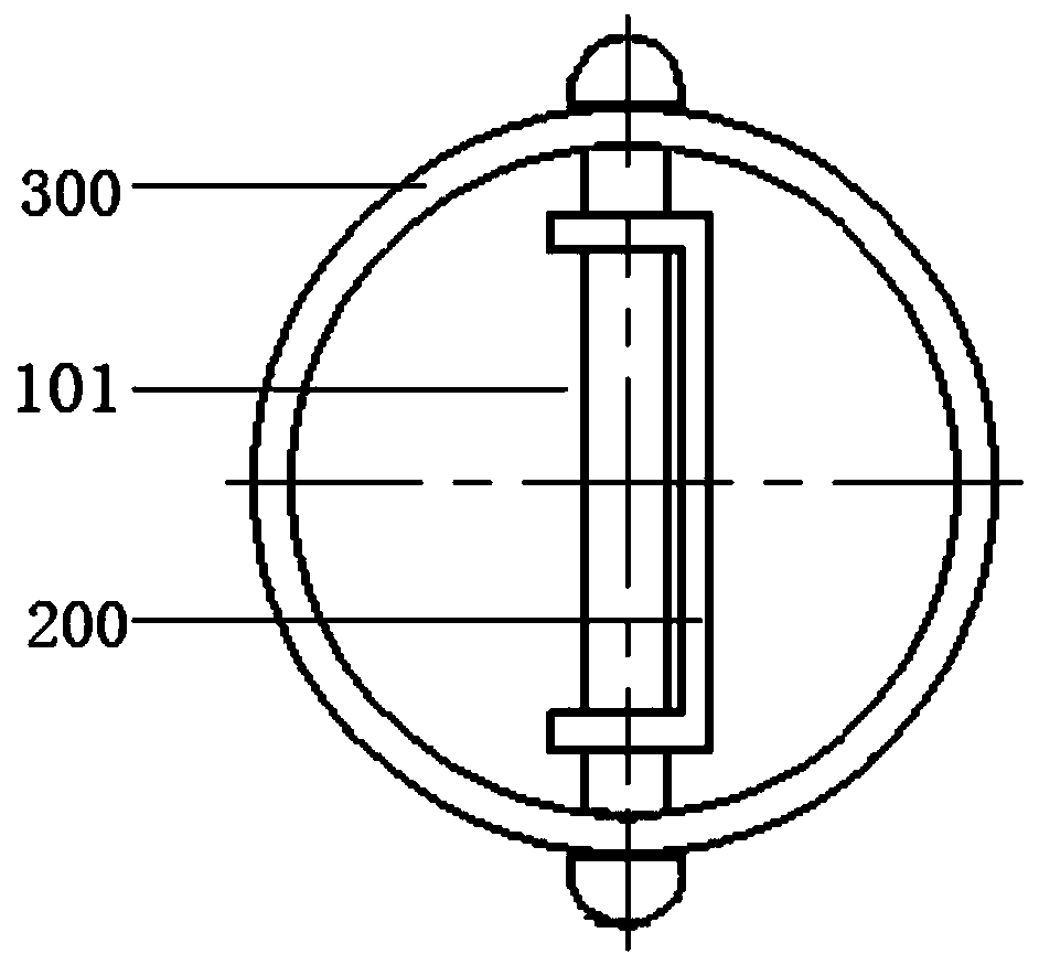 Micro-eccentric swinging type flue gas spoiler device and method for enhancing flue gas heat exchange