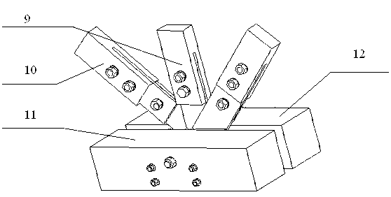 Embedded multidirectional frame connection node for packing case