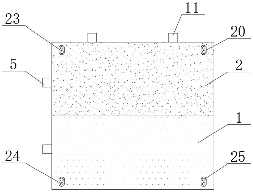 Mounting structure of assembly type hanging wall surface