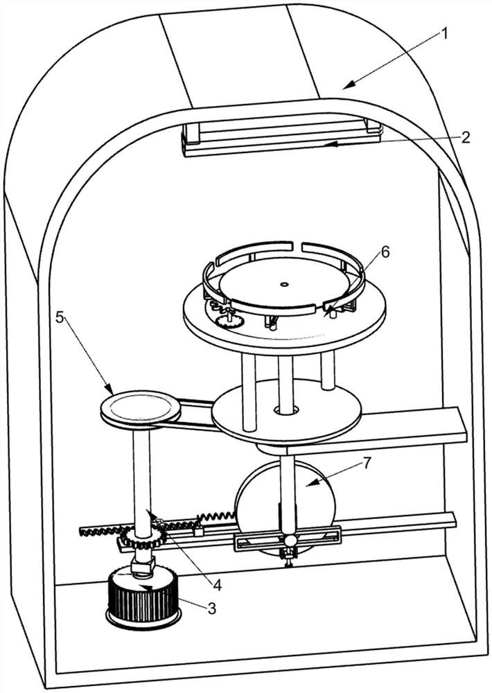 Rotary adjustable raw material culture equipment for cosmetic production