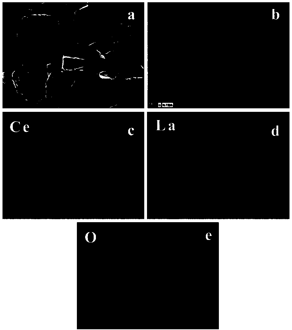 Rare-earth-based light absorption material and preparation method and application thereof