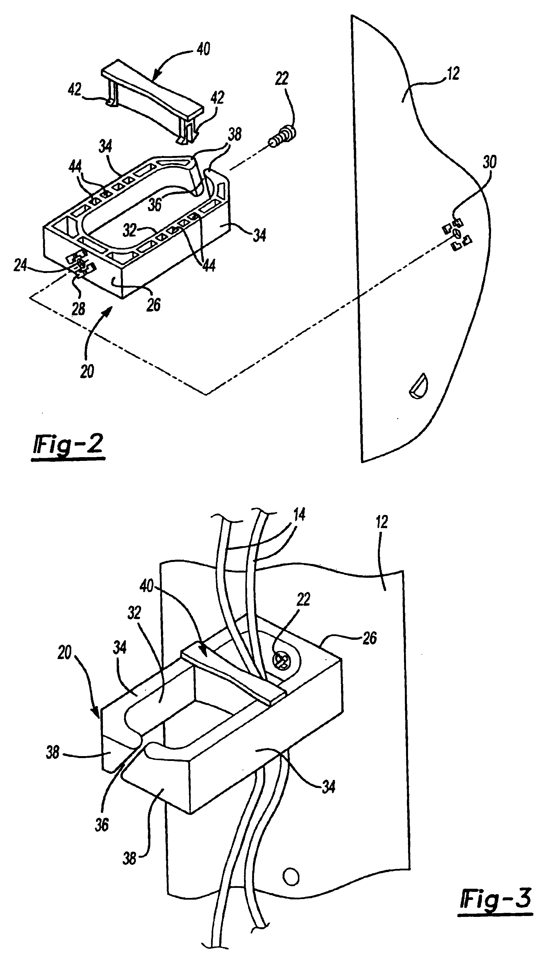 Wire harness for modular office furniture