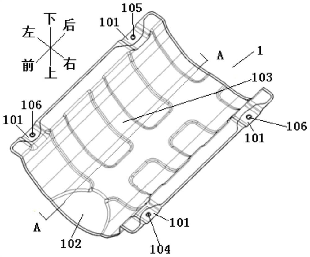 Heat insulation plate, heat insulation plate mounting structure and vehicle