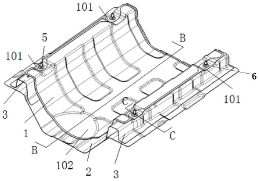 Heat insulation plate, heat insulation plate mounting structure and vehicle