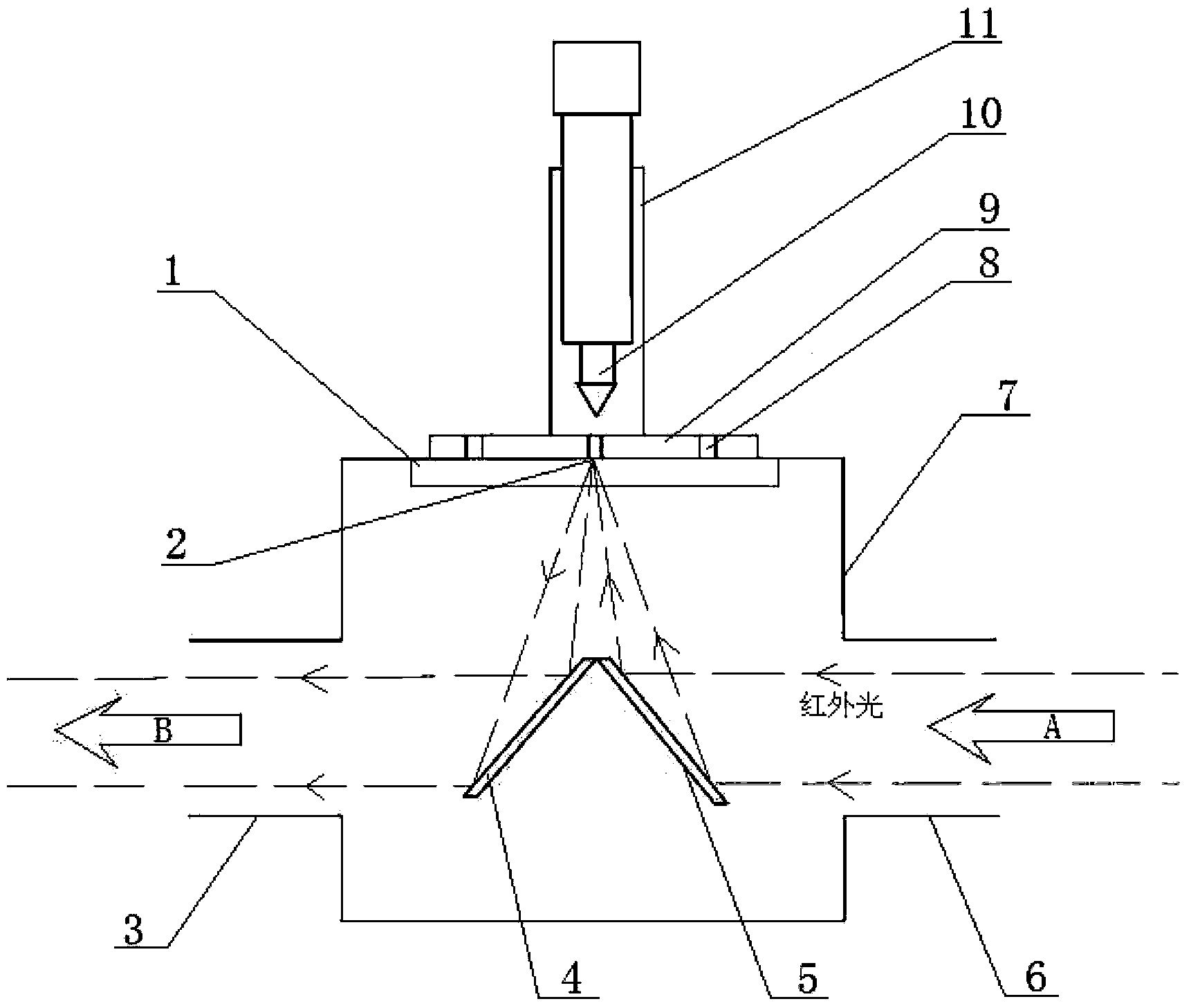 Multi-crystal integrated attenuated total reflection accessory of infrared spectroscopy